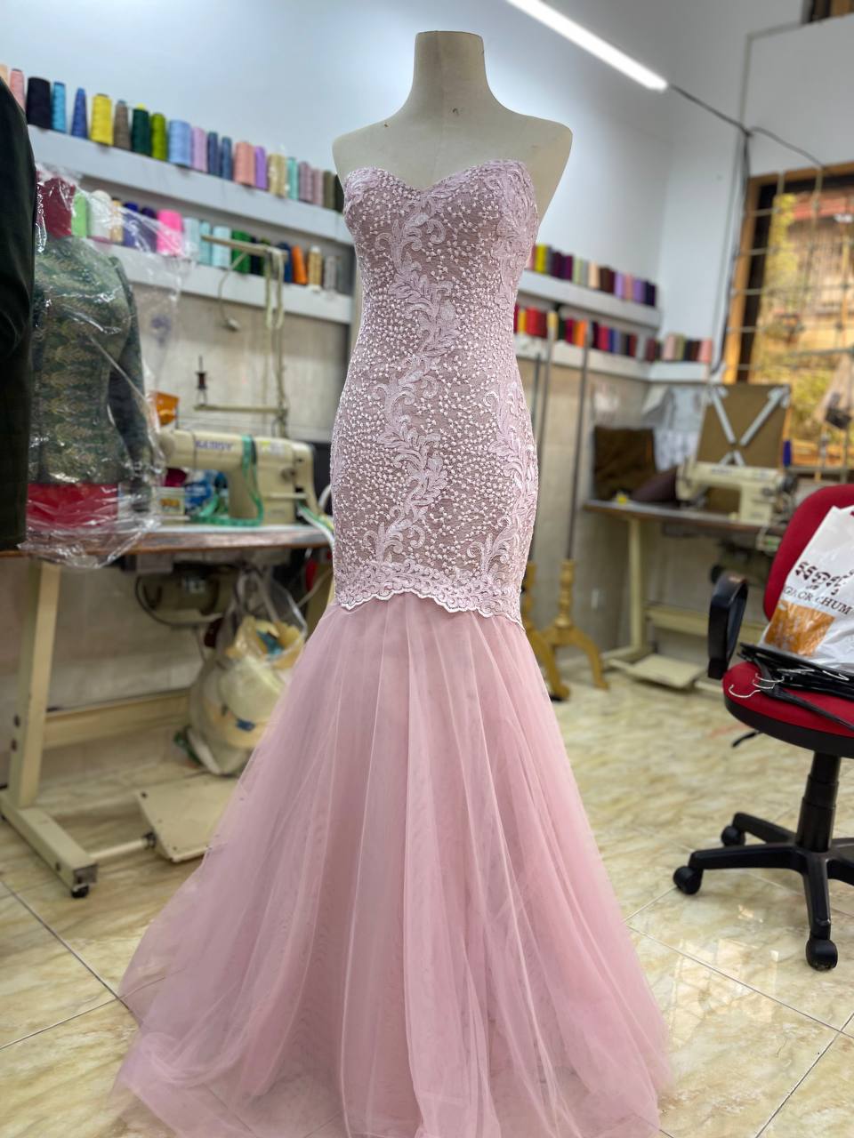 Mermaid Gown Pink