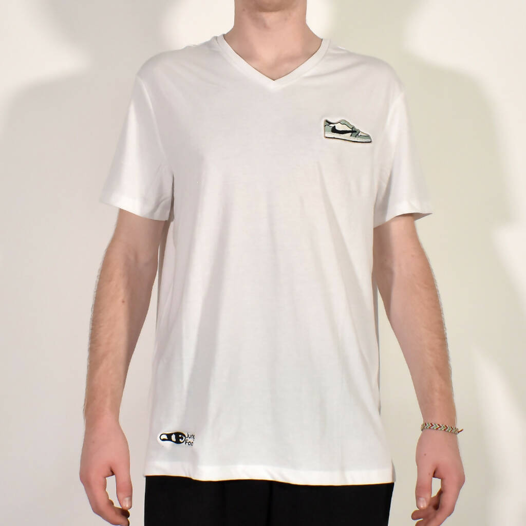 "Tropical Frost" Embroidered T-Shirt