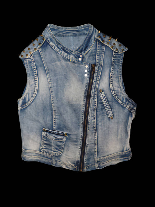 Celtics Spiked Jean Vest