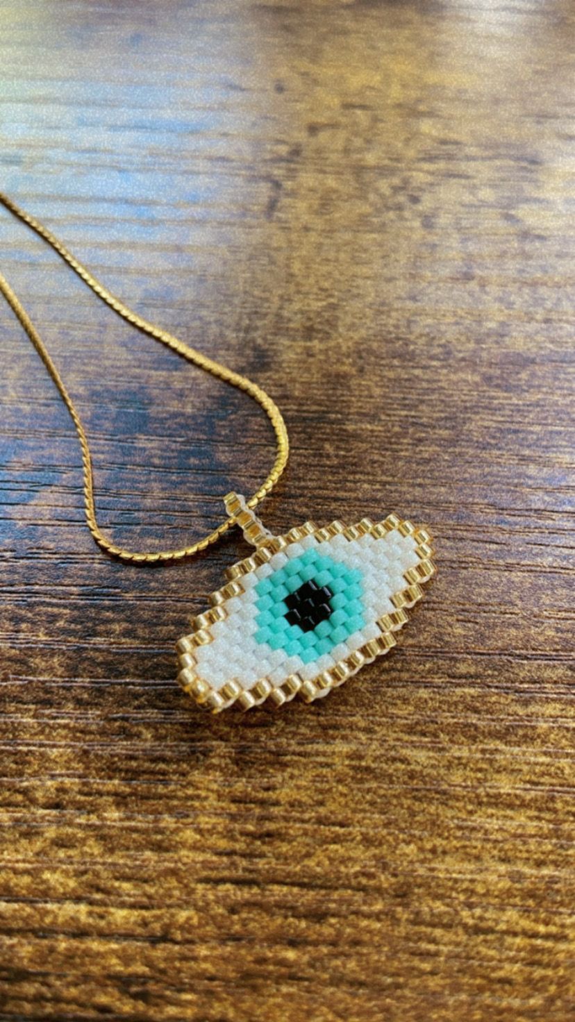 MIYUKI NECKLACE EVIL EYE.