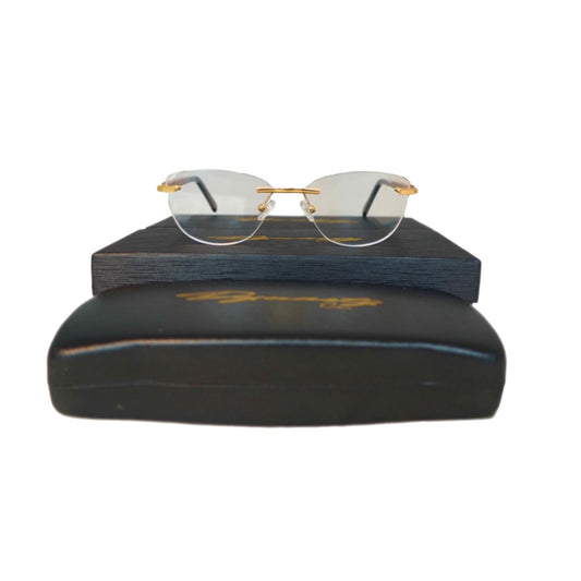 DYNASTY Clear Woodgrain glasses