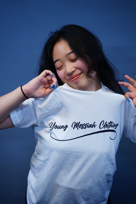 Young Messiah Clothing (YMC) White Logo T-Shirt