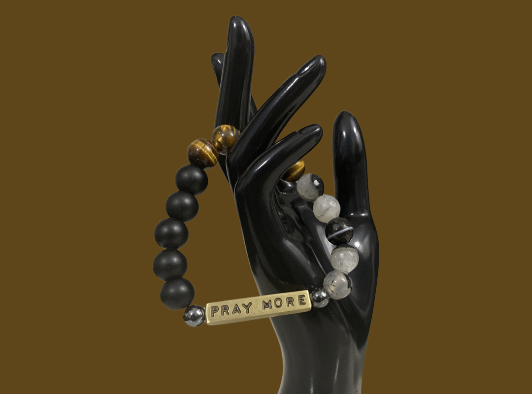 Unisex 8.5 Inch Personalized African Handmade Wrist Beads