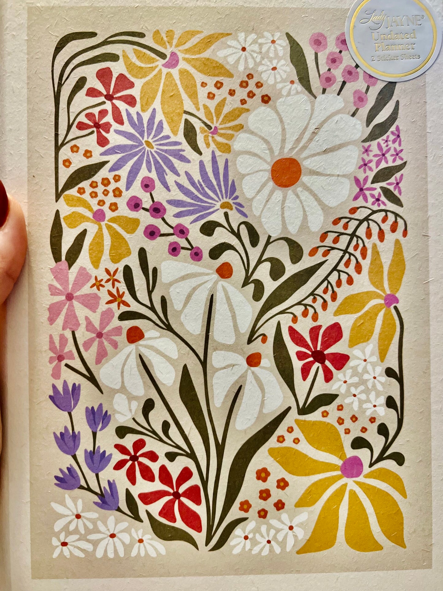 Wildflowers Undated Planner