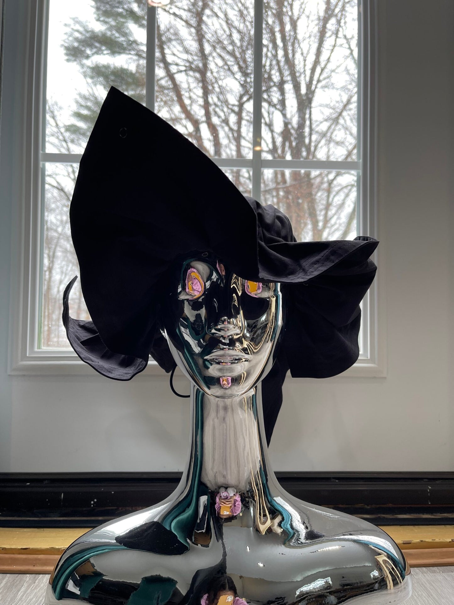 ShapeShift Elegance: The Black MultiWear Fashion Hat