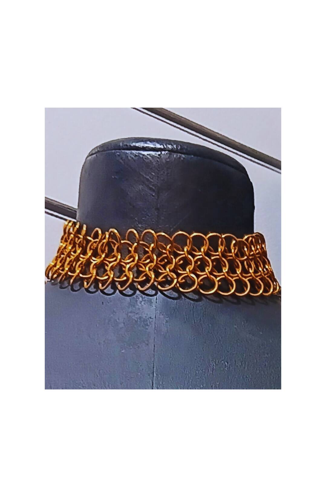 Gold-toned Chainmaille Choker