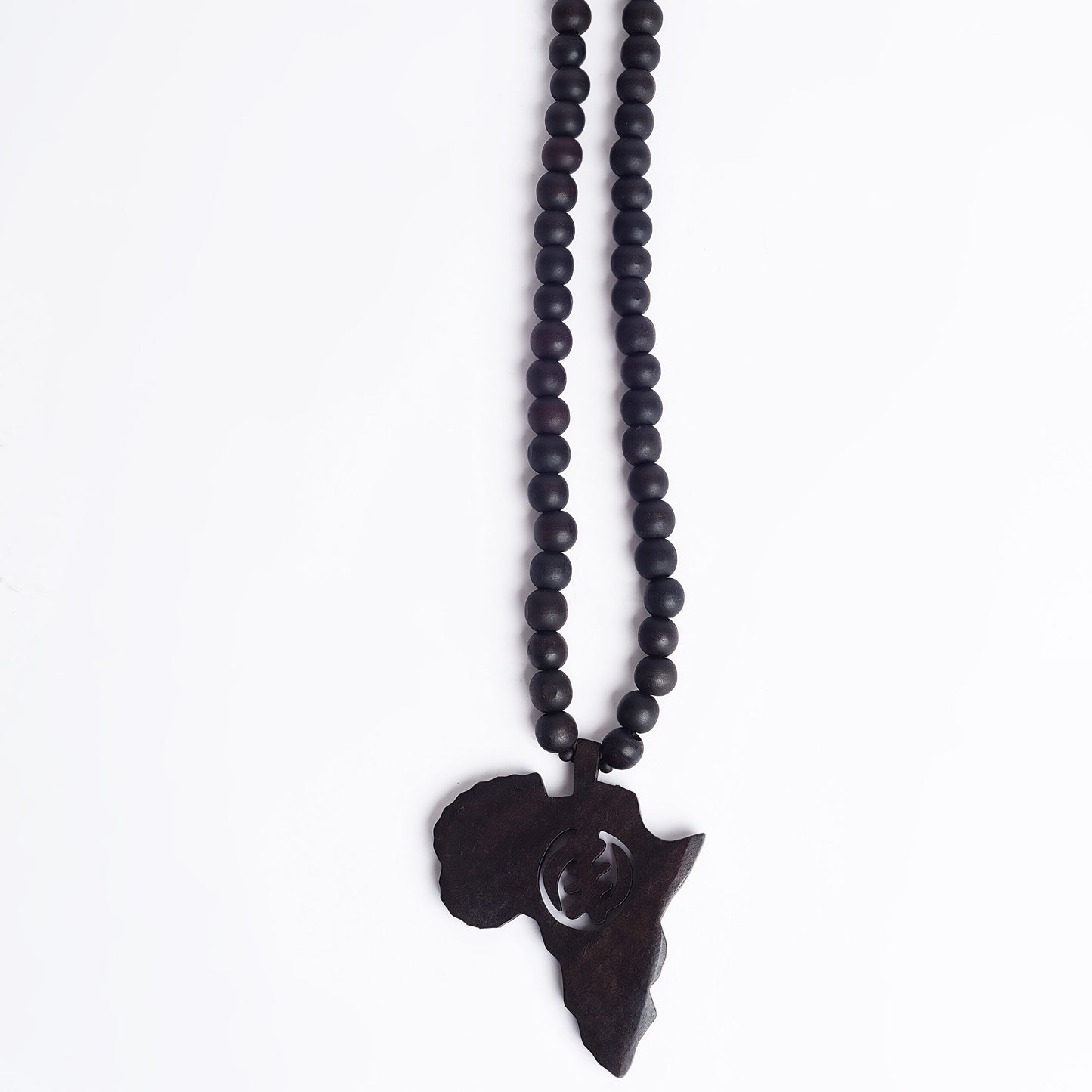 Gye Nyame "Except For God "Africa Map Necklace