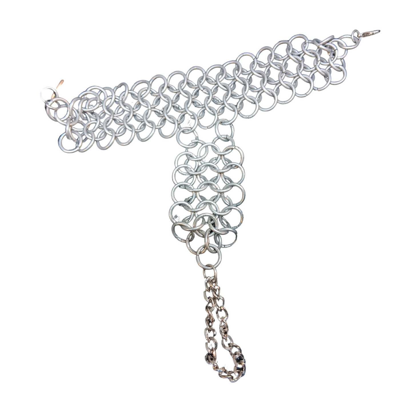 Sliver Chainmaille Hand Chain