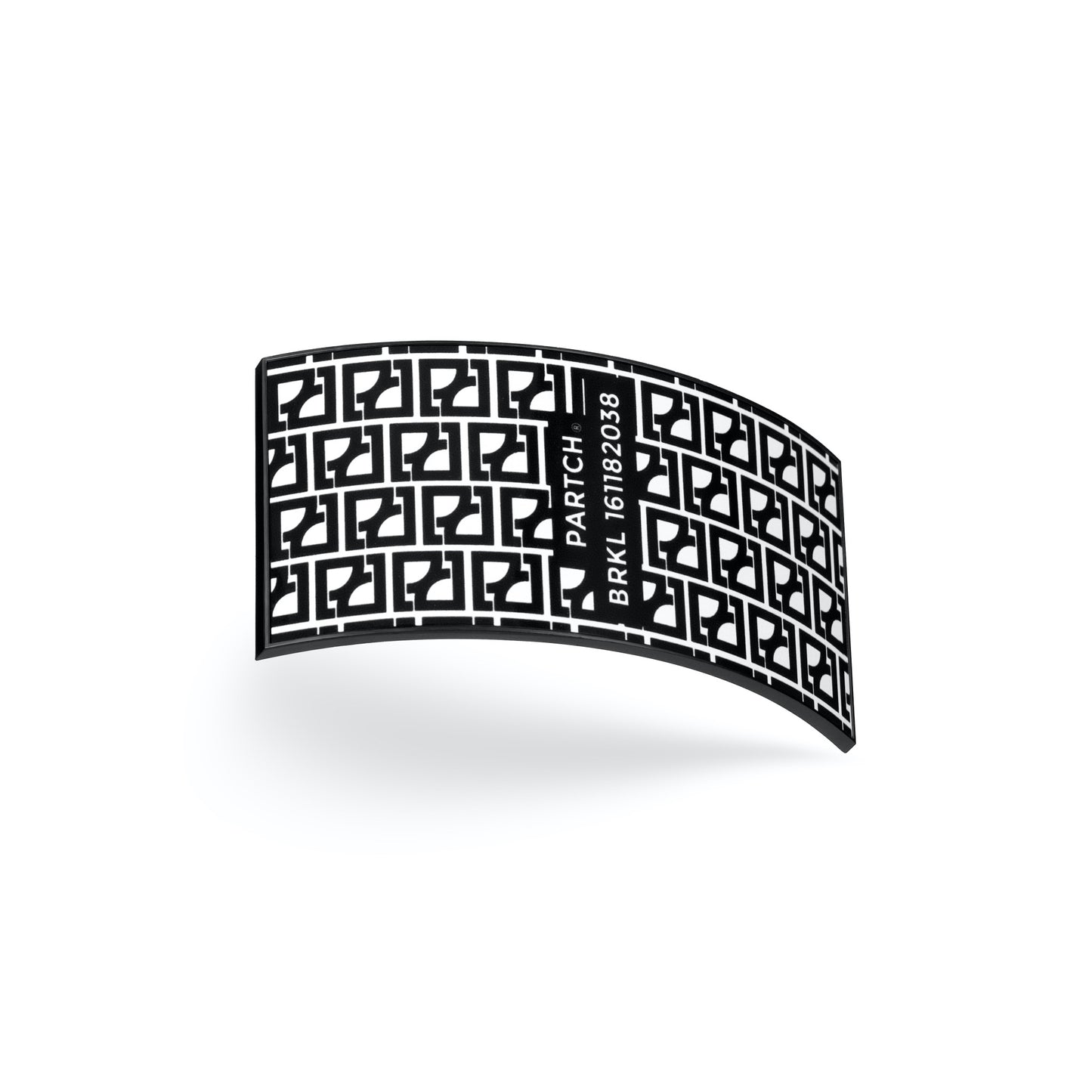 Partch Clip BRKL Art Black and White for trucker hat