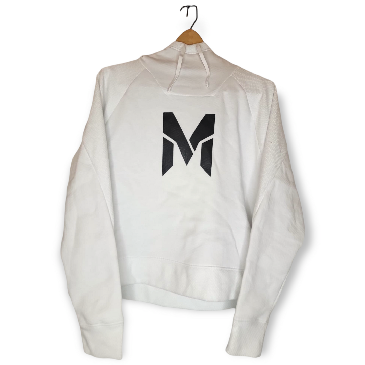 Women's White Mavlife Hoodie L