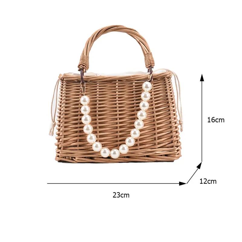 Elegant Wicker Bag