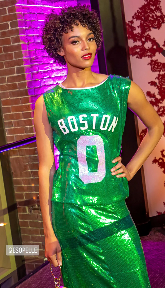 Tatum Green Sequin Gown