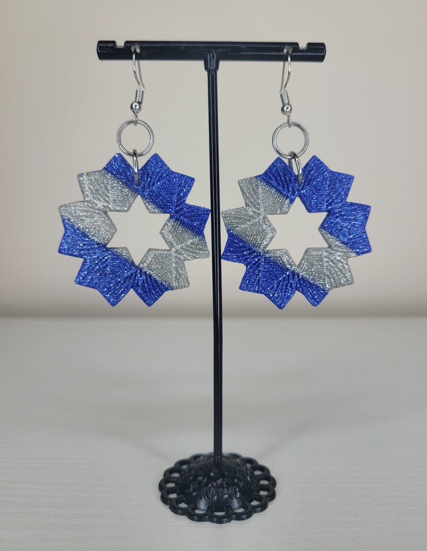 Sparkle Earrings (Diagonal Design)