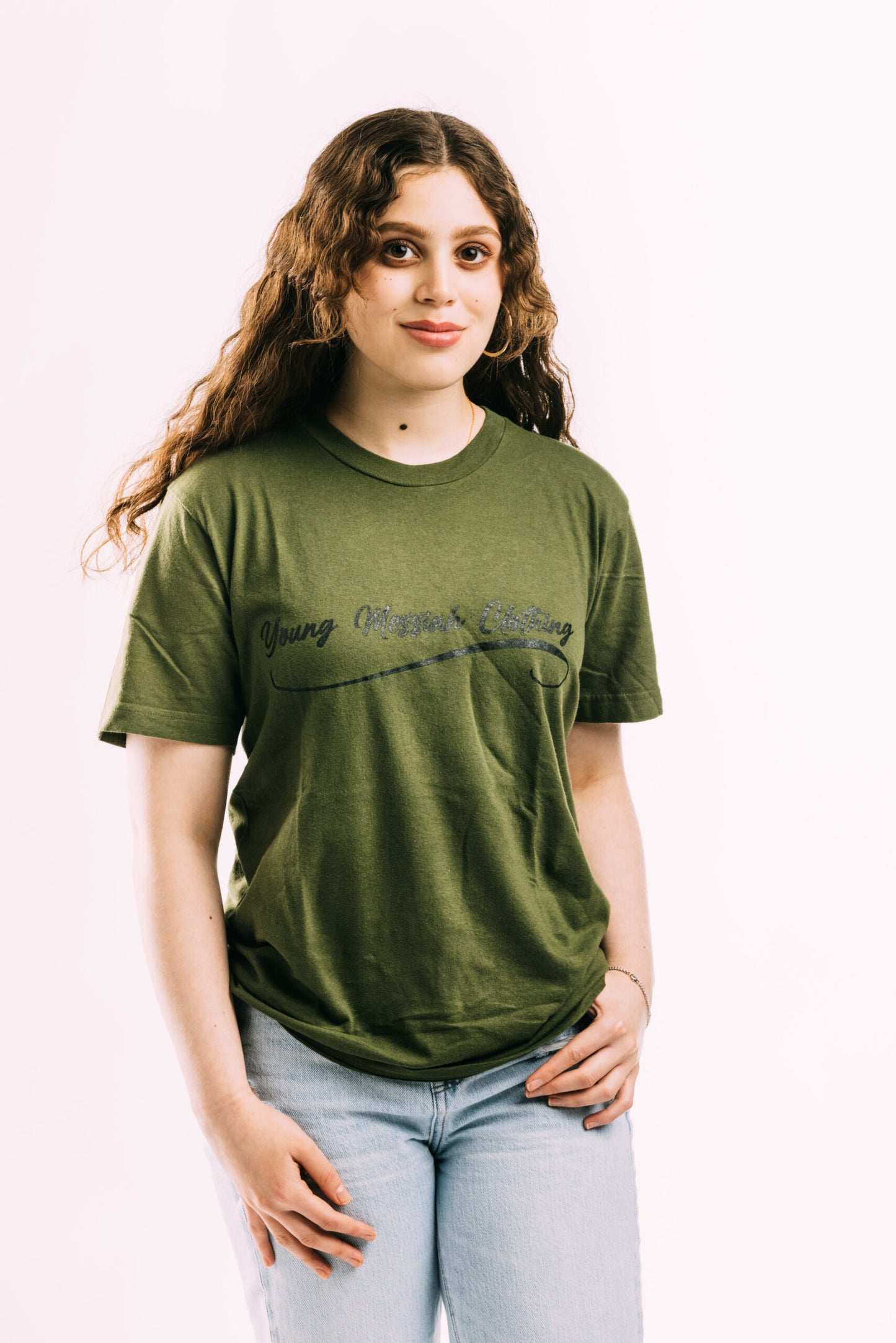 Young Messiah Clothing (YMC) Olive Green Logo T-Shirt