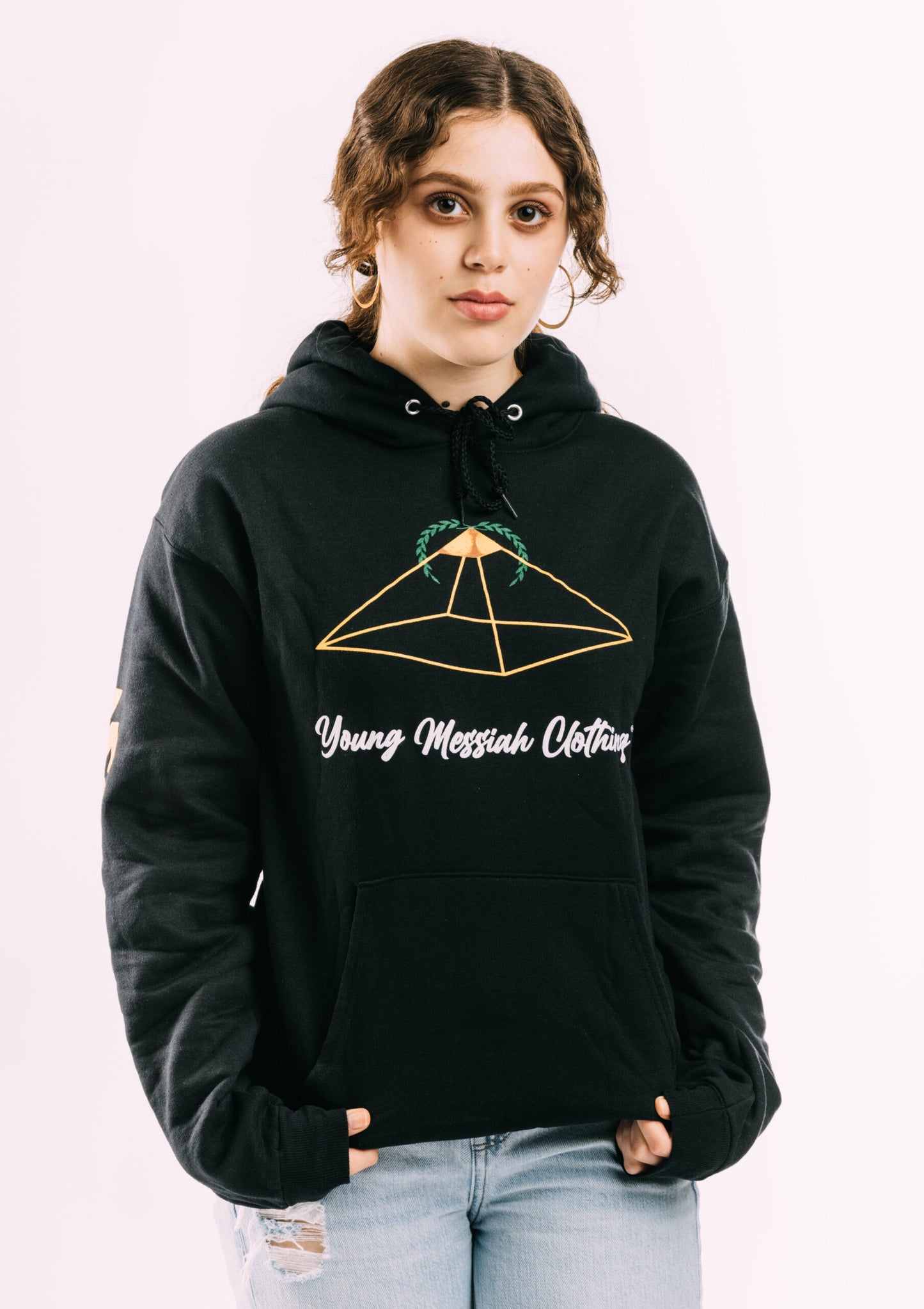 YMC Transparent Pyramid Hoodie