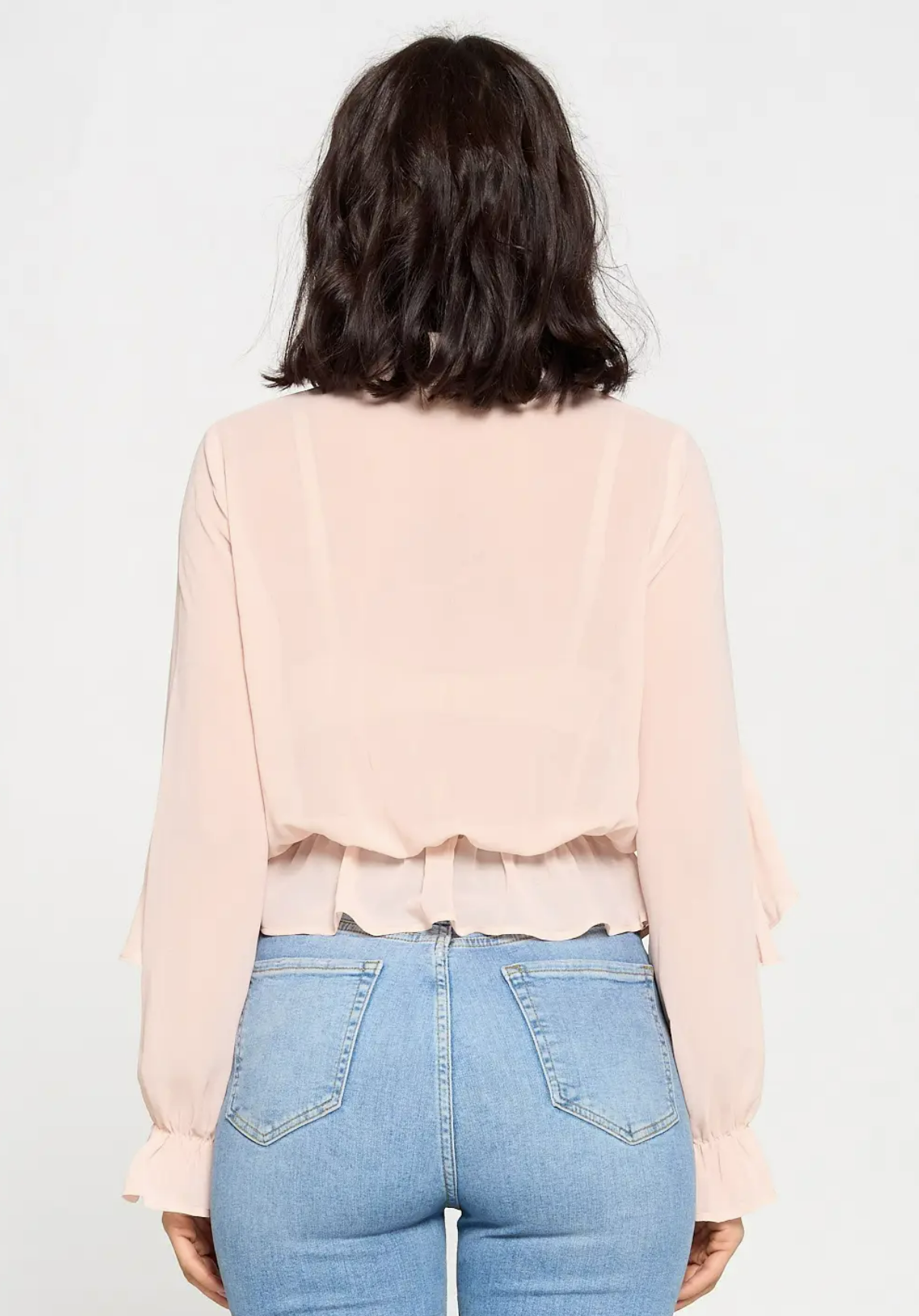 Bow Tie Ruffle Top