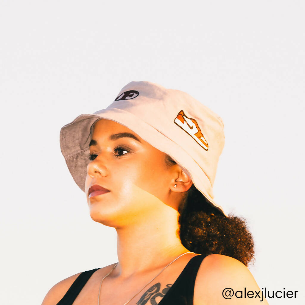 Bucket Hat - Grey/Mocha Python