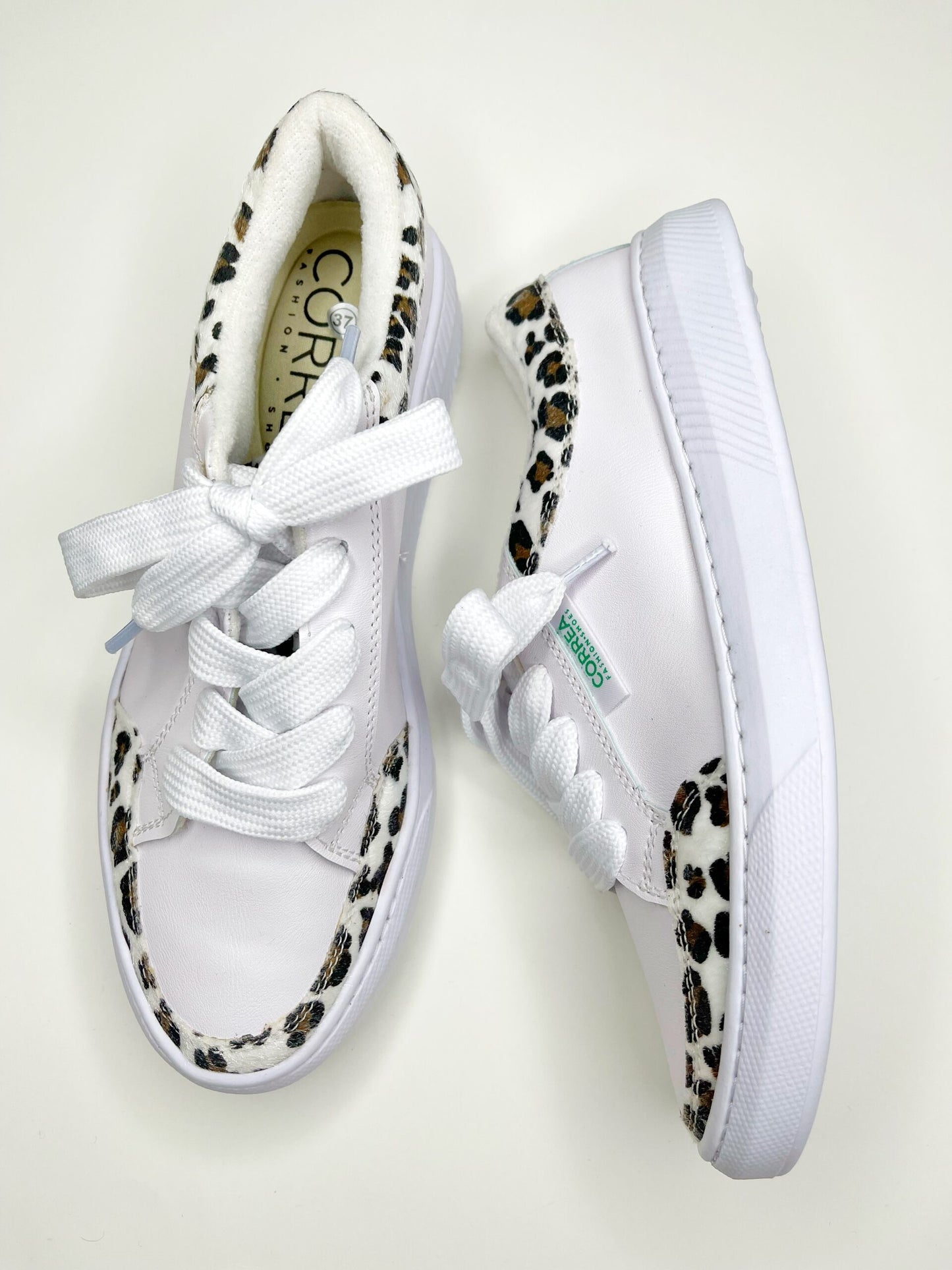 Animal print sneakers