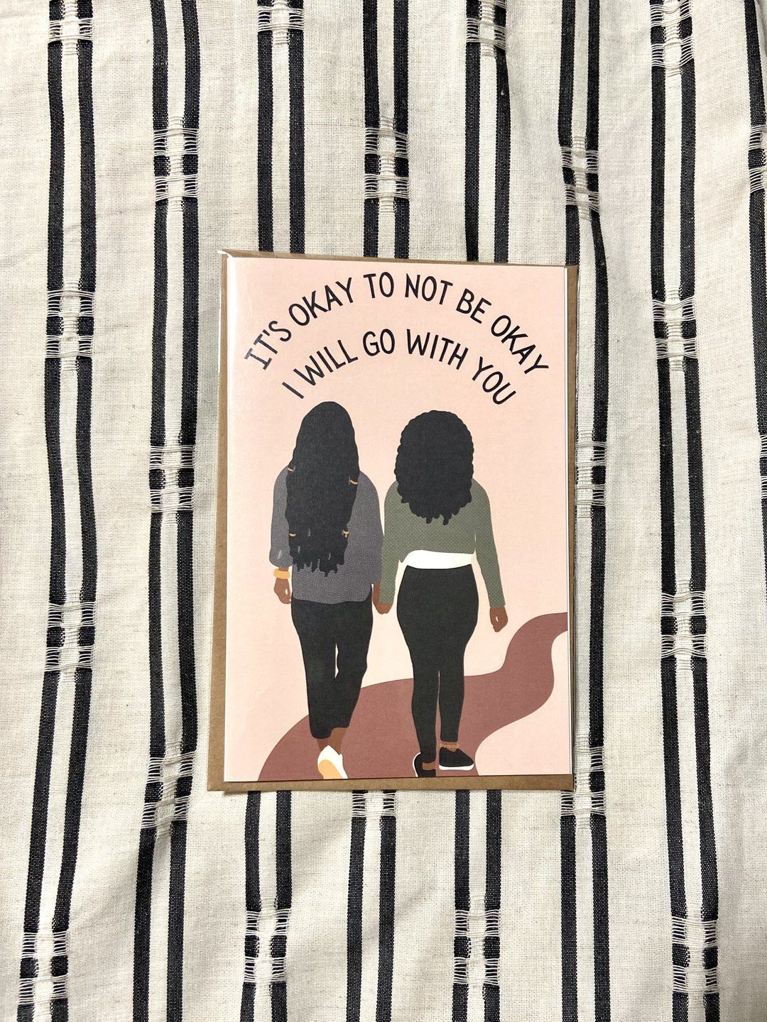 "IT'S OK" GREETING CARD