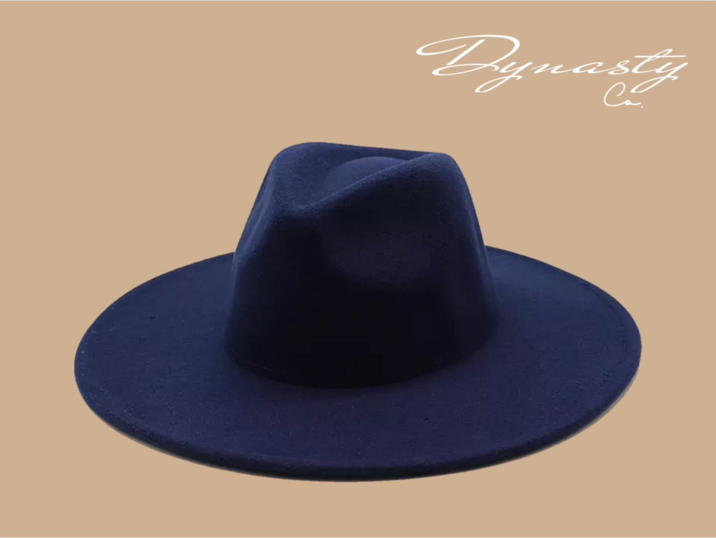 DYNASTY Navy Blue Fedora