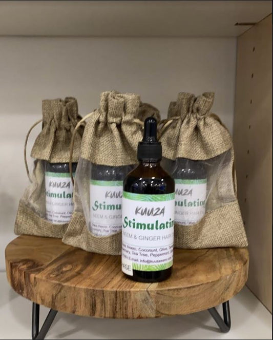 African Organic Stimulating Neem and Ginger Hair Oil