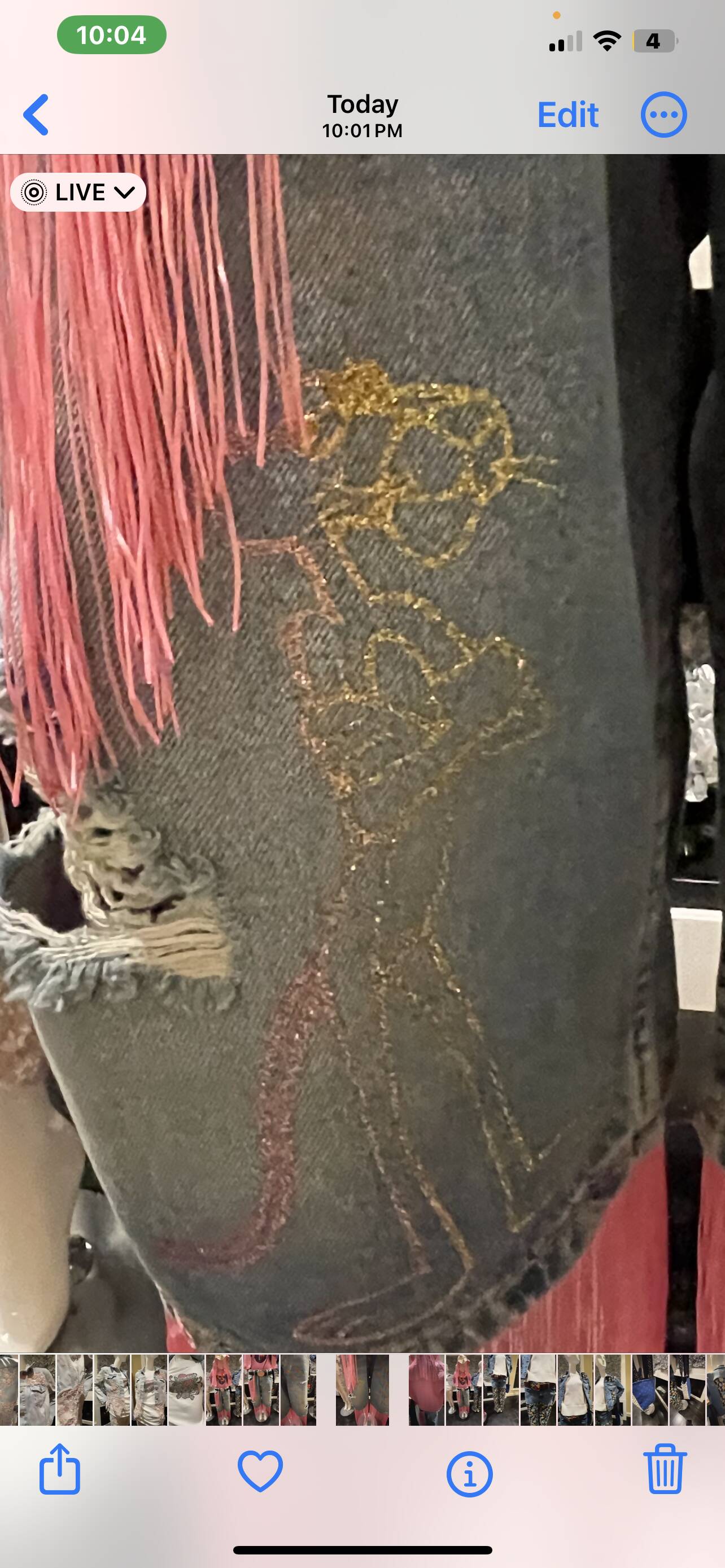 Long/ short panther jean