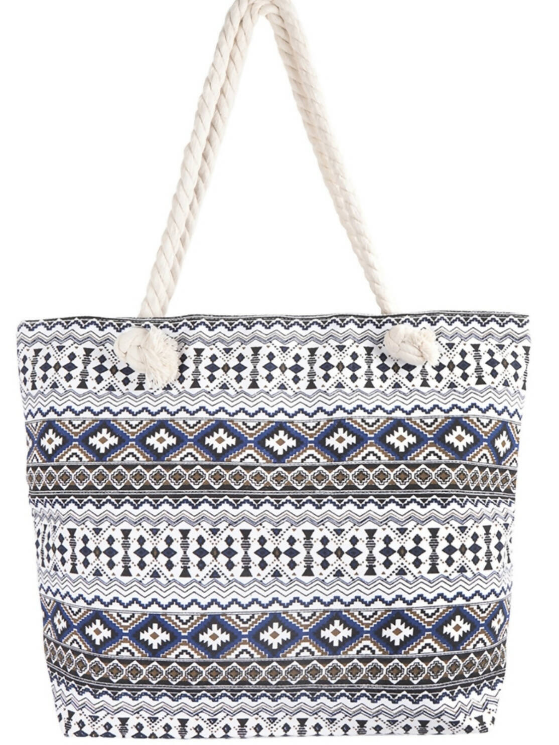Aztec Print Tote | 2 - Colors Available