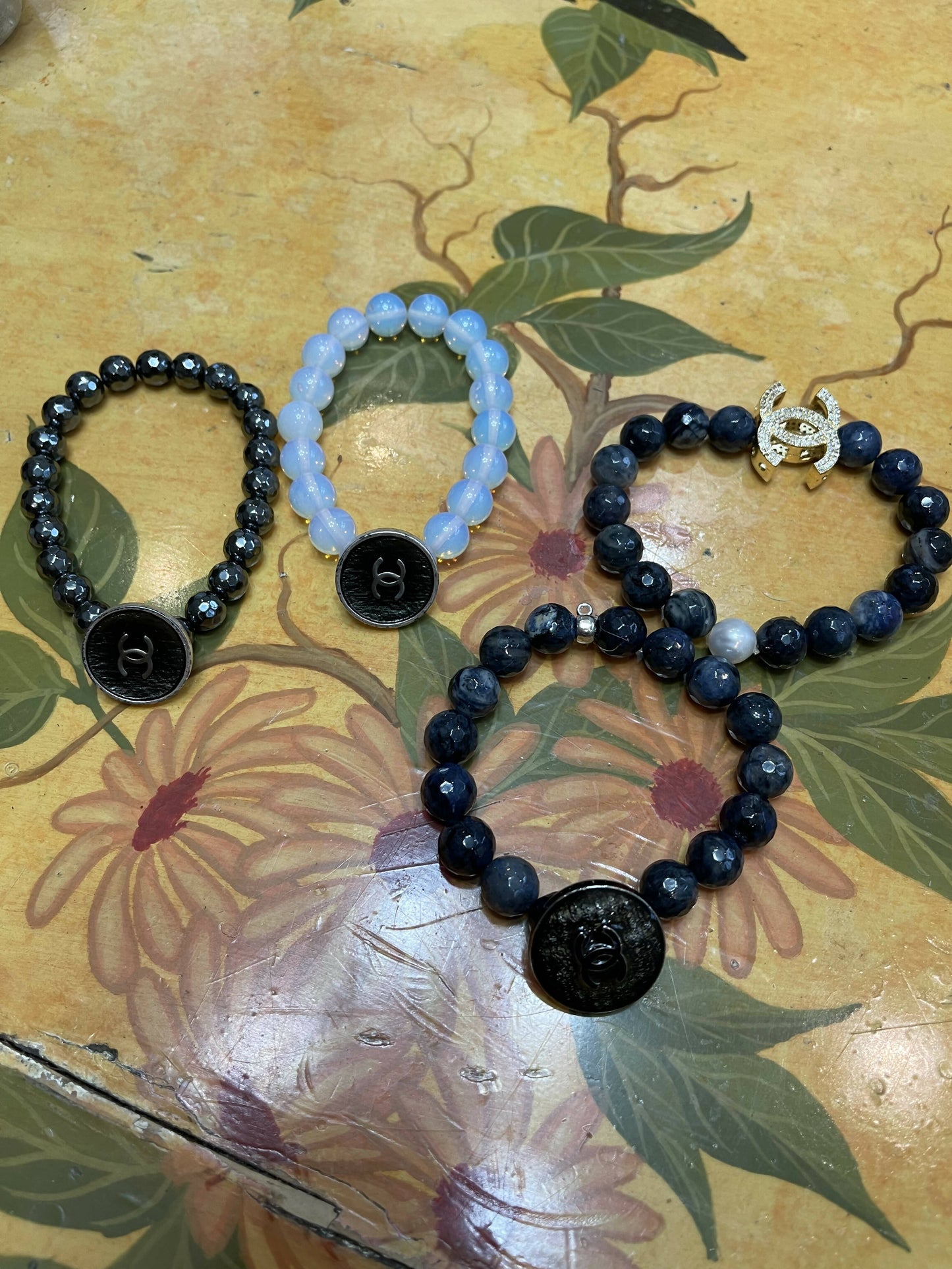 Designer stretch bracelet