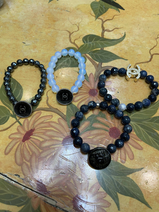 Designer stretch bracelet