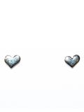 TINY HEART STUD EARRINGS