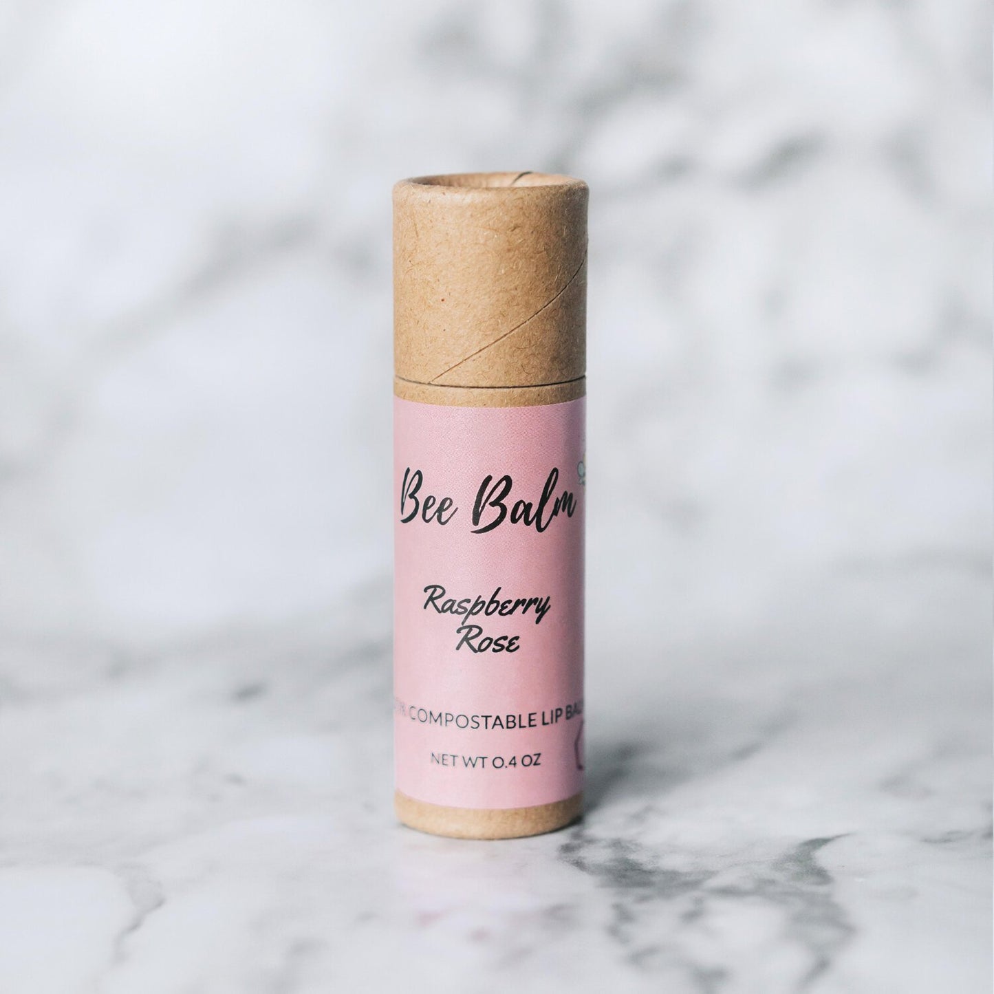 New! Raspberry Rose! Plastic Free Lip Balm