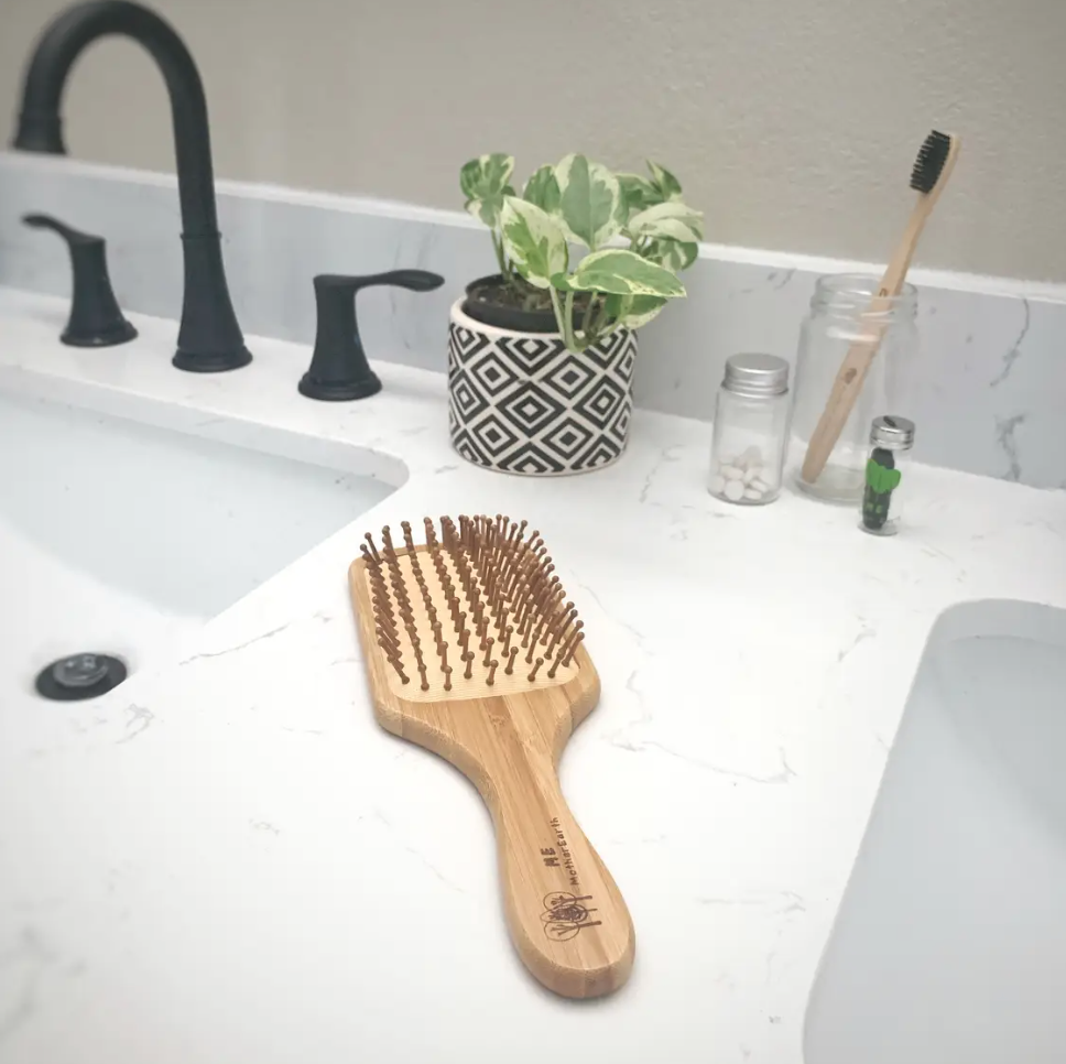 Bamboo Paddle HairBrush