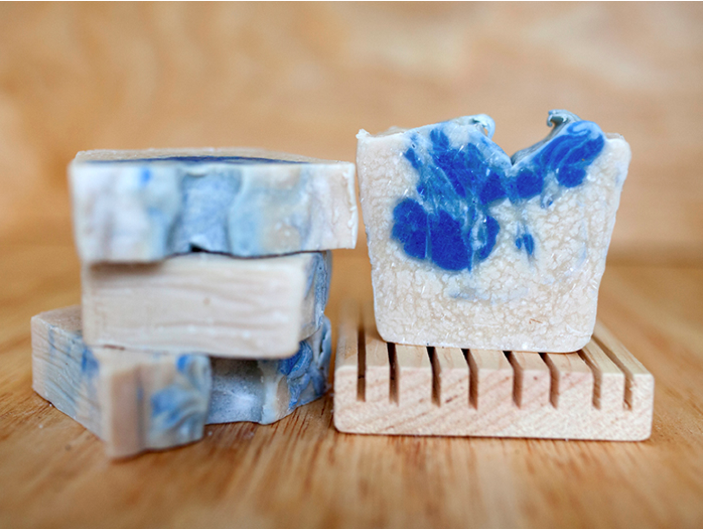 Caribbean Blue - Warm Nutty Scent Body Soap