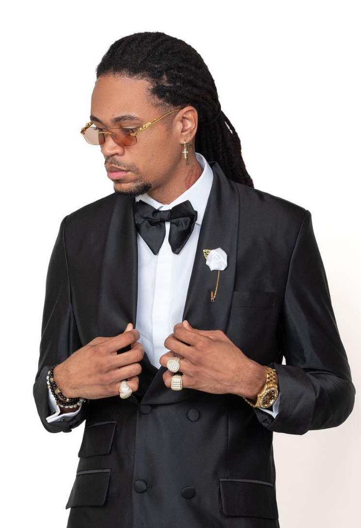 Long classic two piece suit