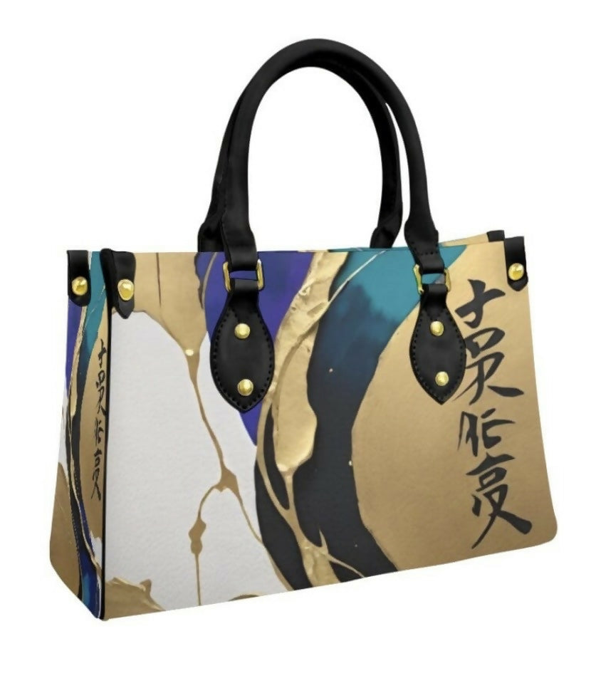 Women’s Tote Bag with Black Handle