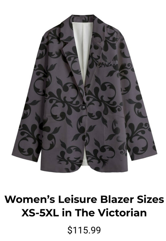 Women’s Leisure Blazer Sizes XS-5XL