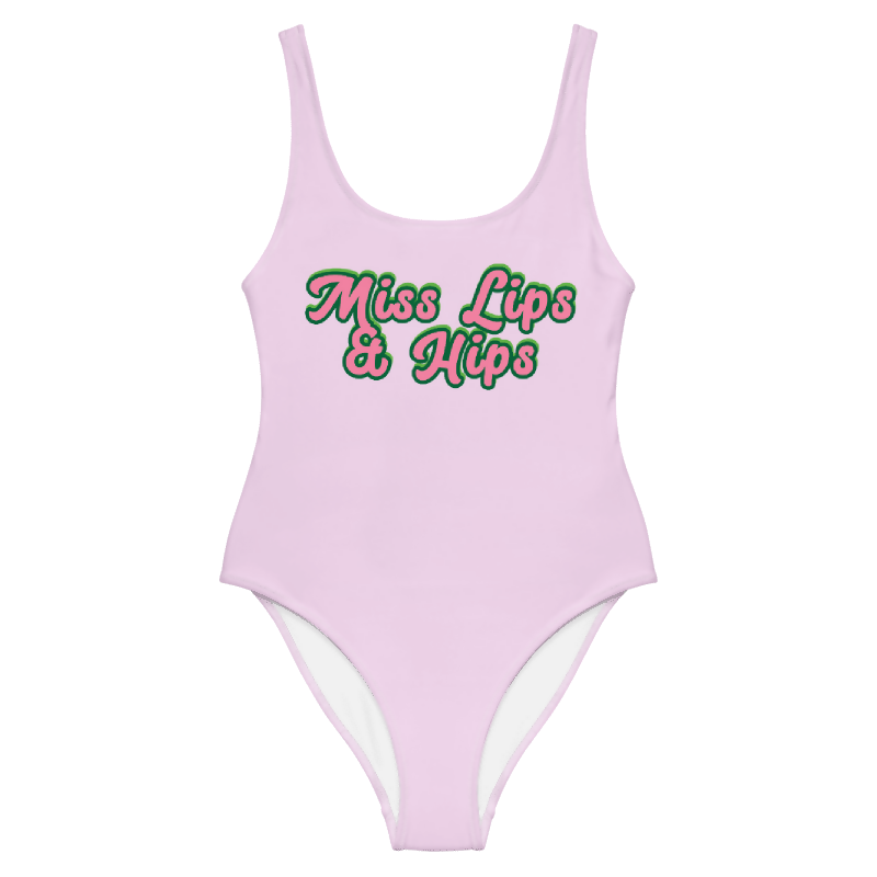 Miss Lips and Hips One Piece Swimsuit