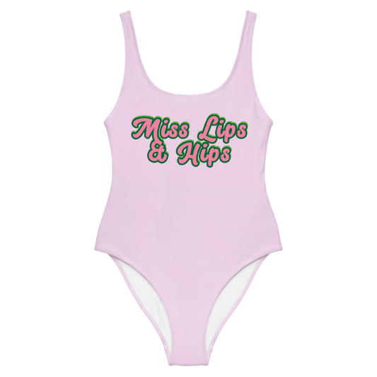 Miss Lips and Hips One Piece Swimsuit