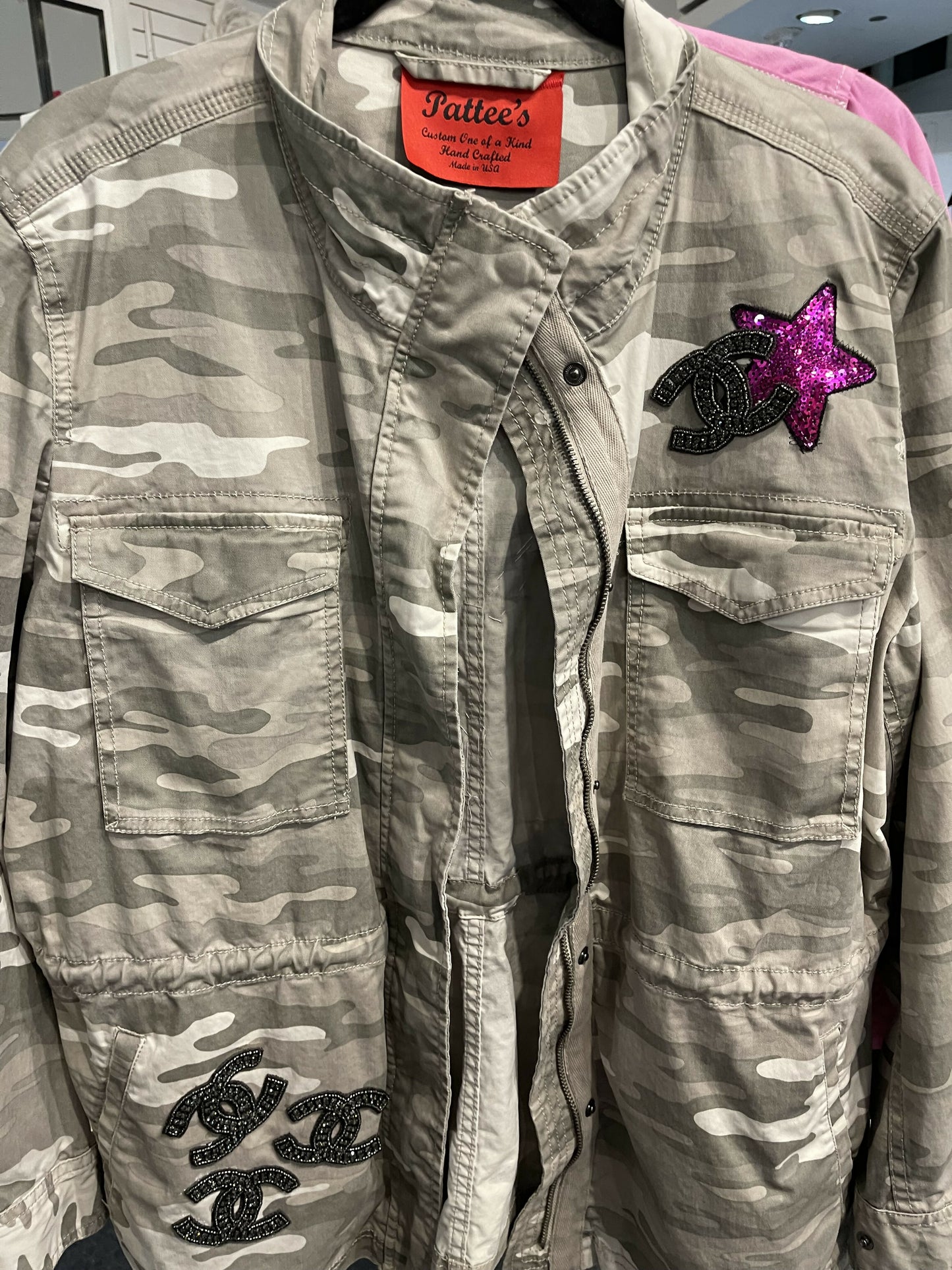 Camo army butterfly jacket