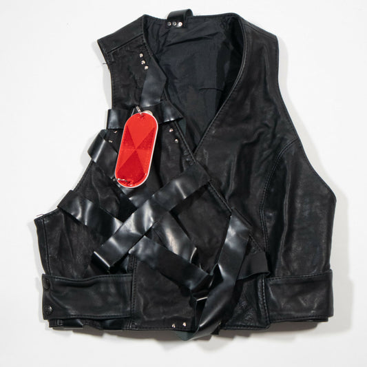 Strappy Leather Vest