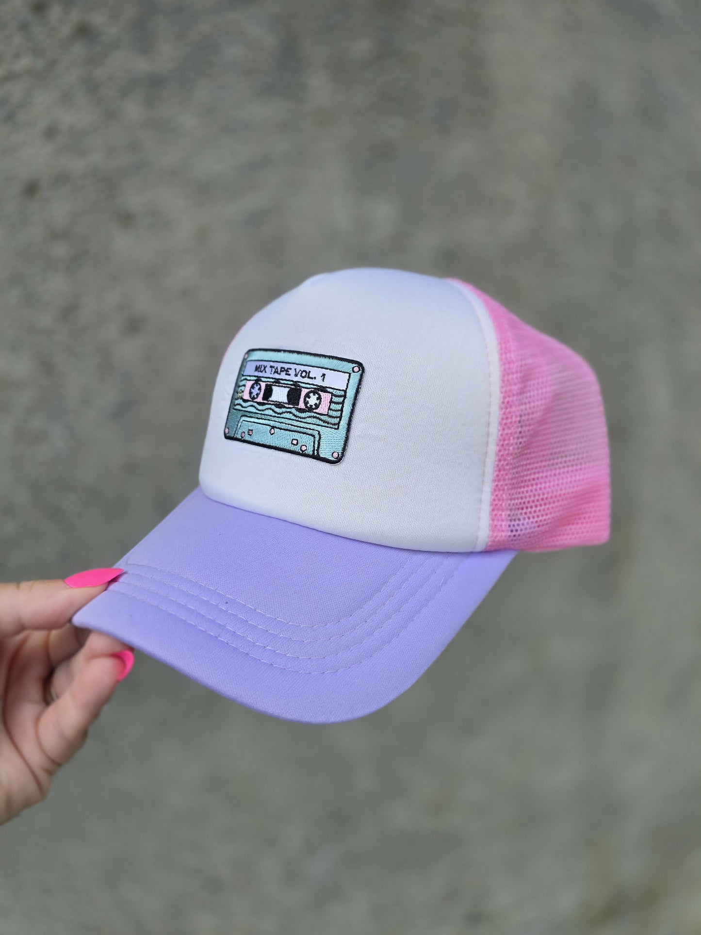 Mix Tape Two Tone Trucker Hat
