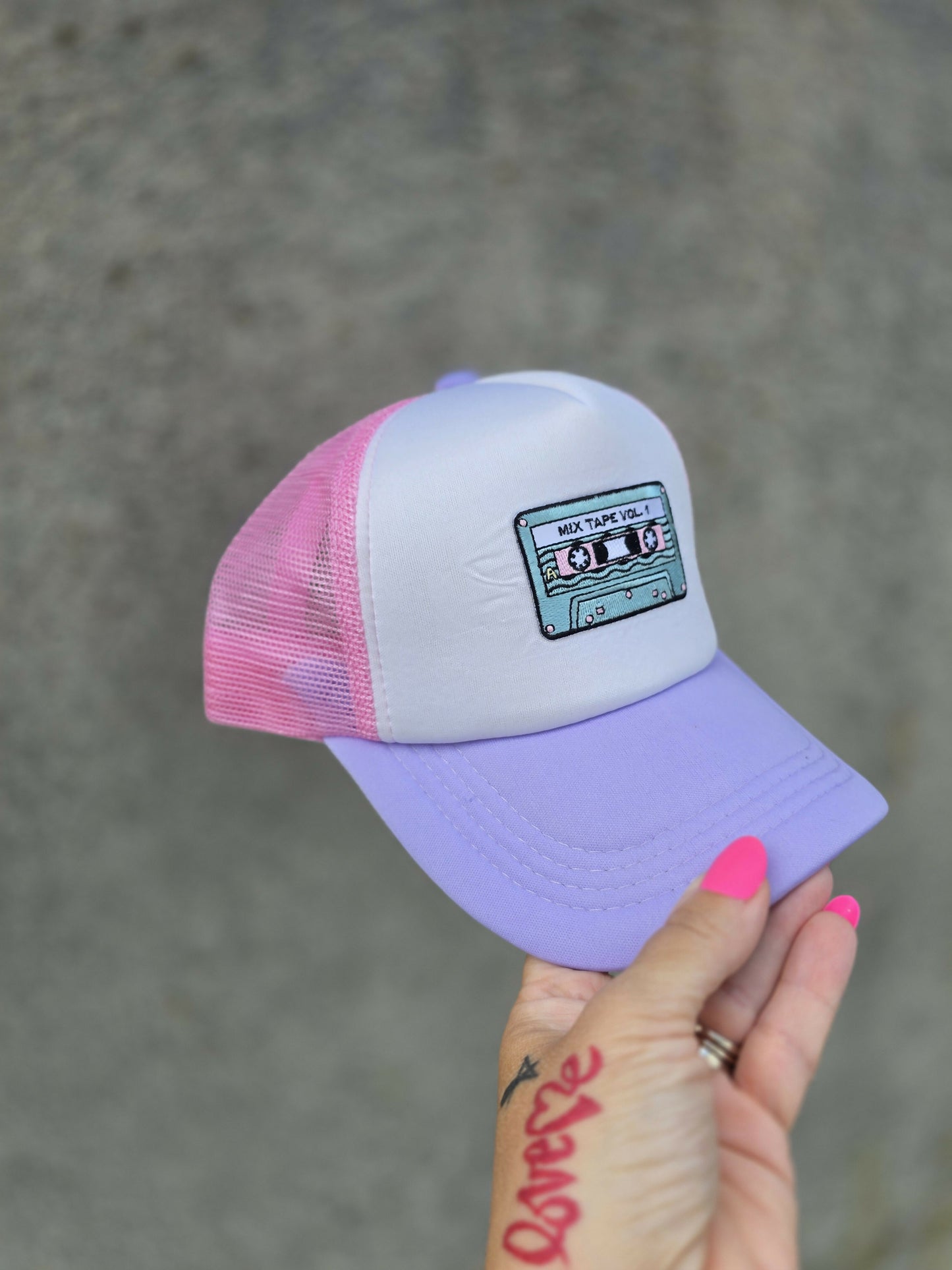 Mix Tape Two Tone Trucker Hat