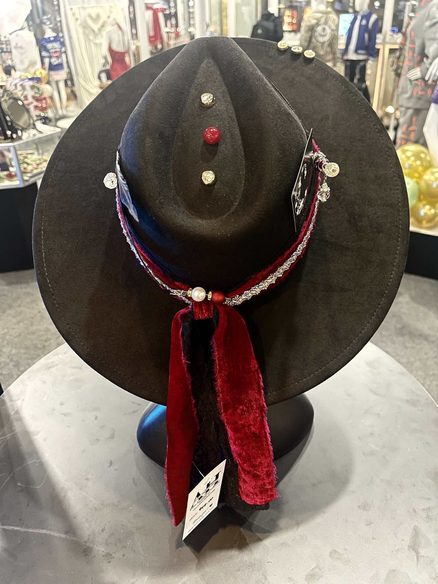Custom Handmade Wide Brim Fedora Hat