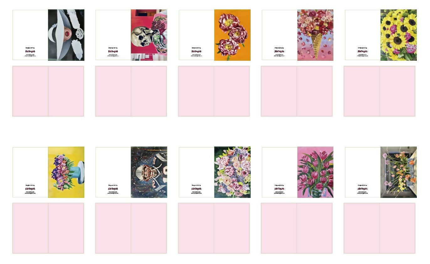 Greeting card size 3.5*5