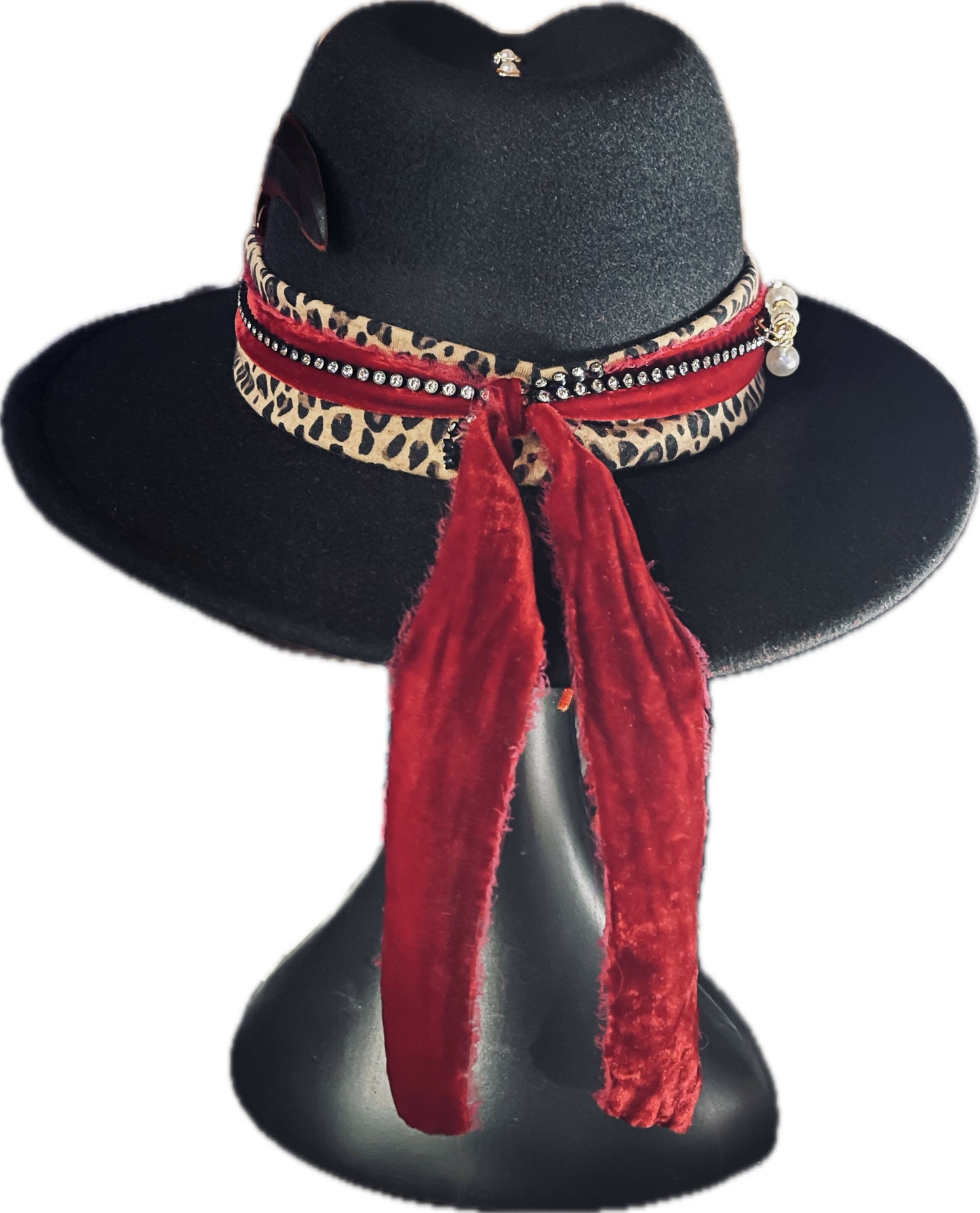 Custom Handmade Wide Brim Fedora Hat