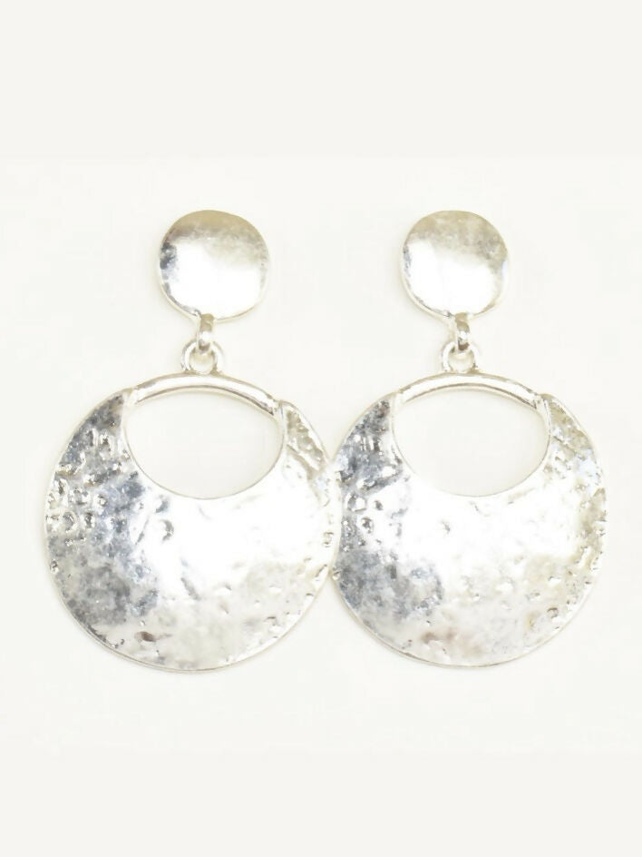 Dome Cutout Drop Earrings