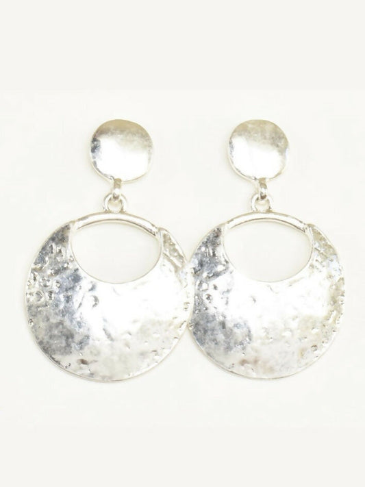 Dome Cutout Drop Earrings