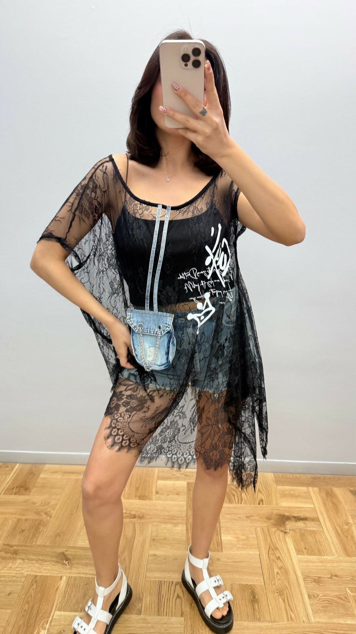 Graffiti Veil Top