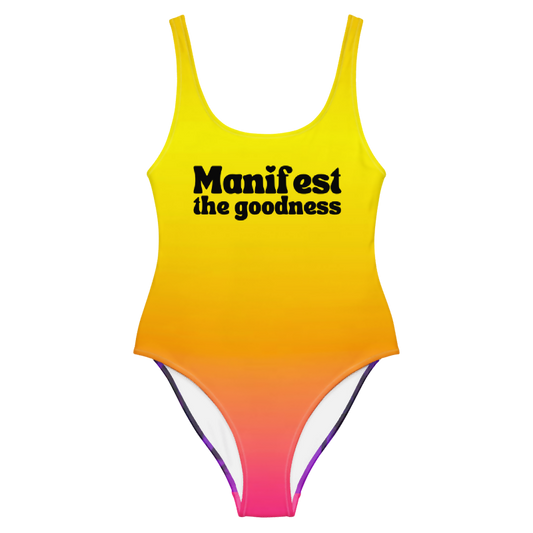 Manifest the Goodness One Piece Swimsuit