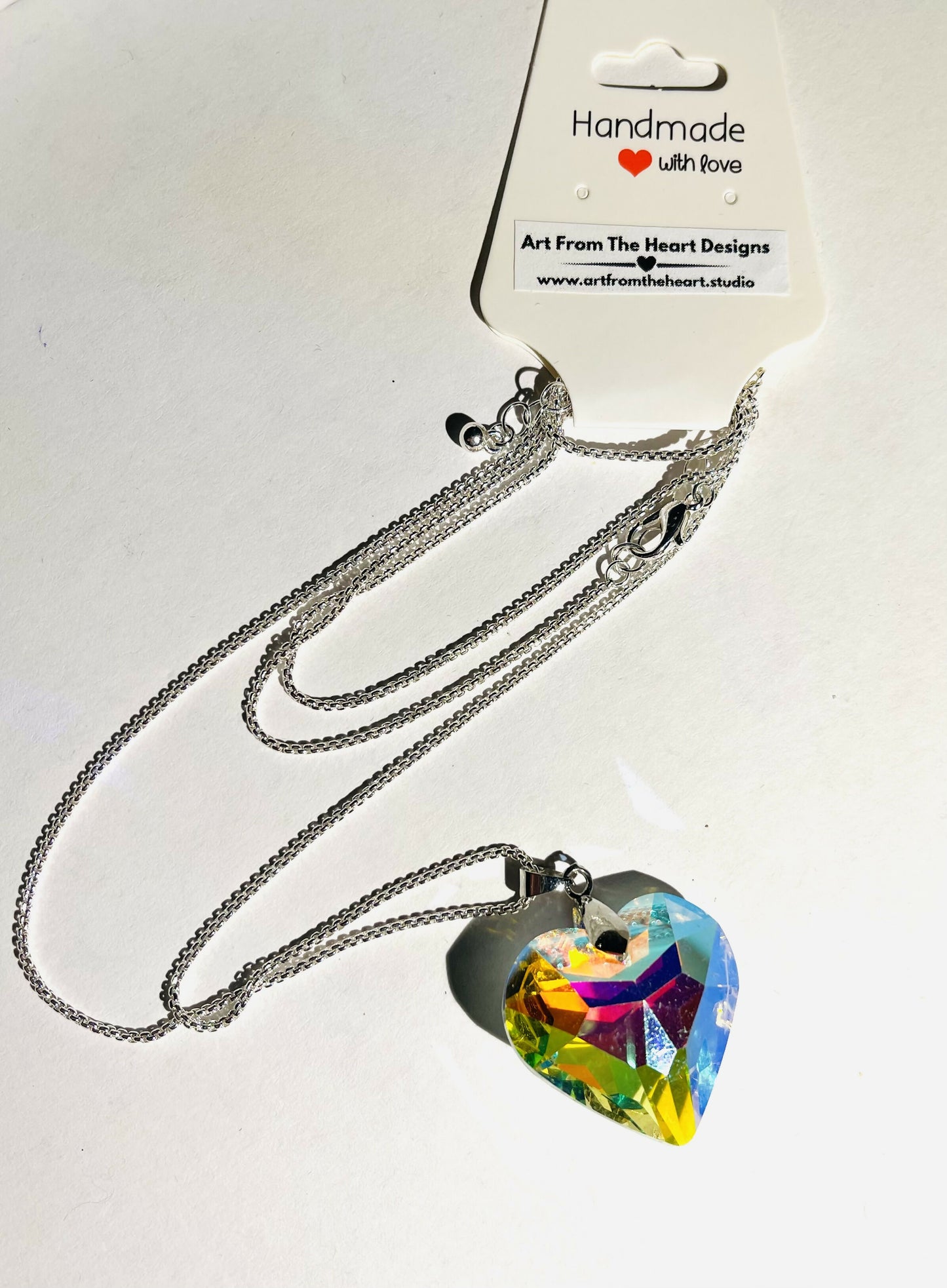 Heart Gemstone Necklace
